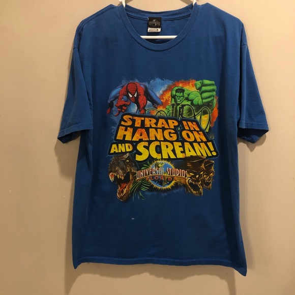 Universal Shirts | Universal Studios Marvel Graphic Tee Spiderman | Poshmark